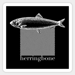 Herringbone N Sticker